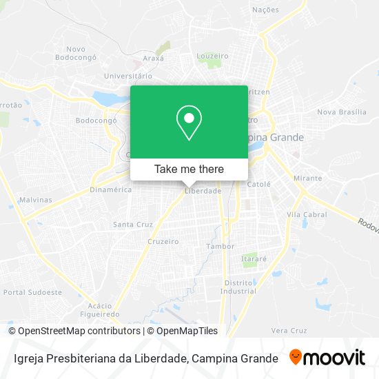 Igreja Presbiteriana da Liberdade map