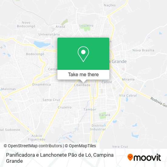 Panificadora e Lanchonete Pão de Ló map