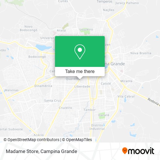 Madame Store map