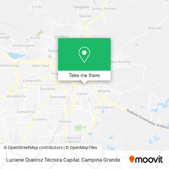 Luciene Queiroz Técnica Capilar map