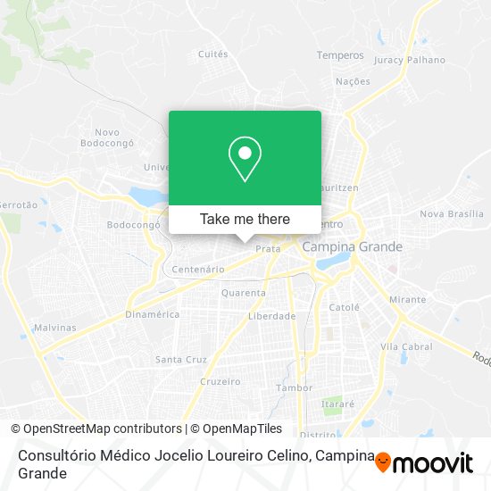 Mapa Consultório Médico Jocelio Loureiro Celino