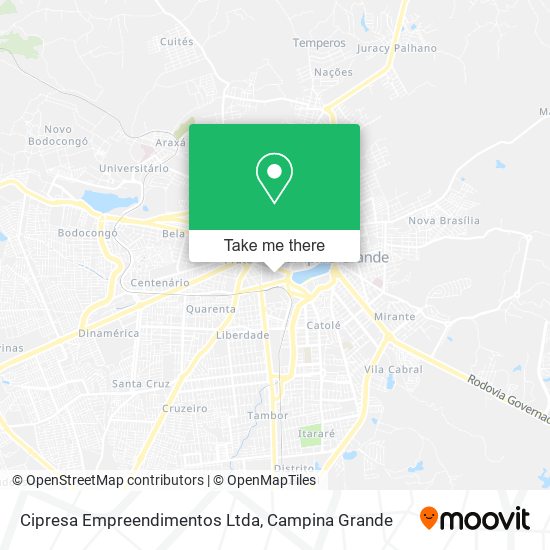 Cipresa Empreendimentos Ltda map