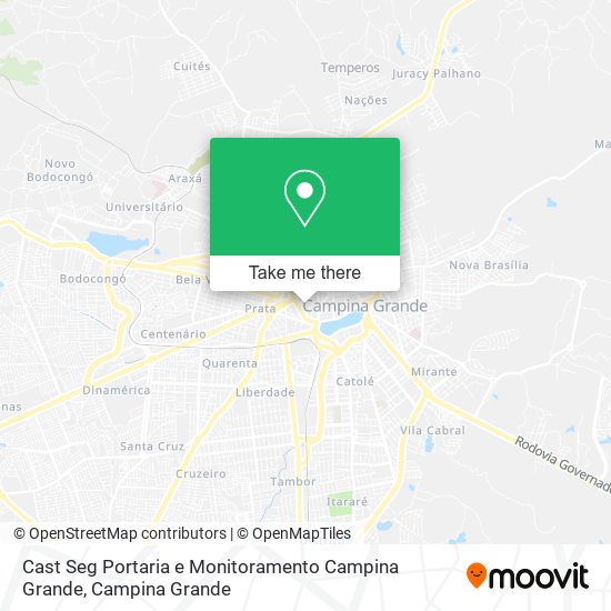 Cast Seg Portaria e Monitoramento Campina Grande map