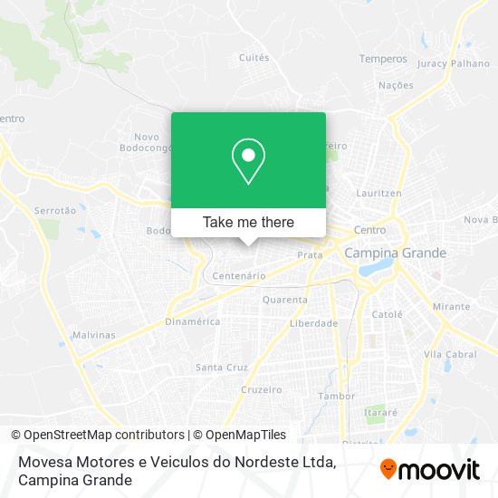 Movesa Motores e Veiculos do Nordeste Ltda map