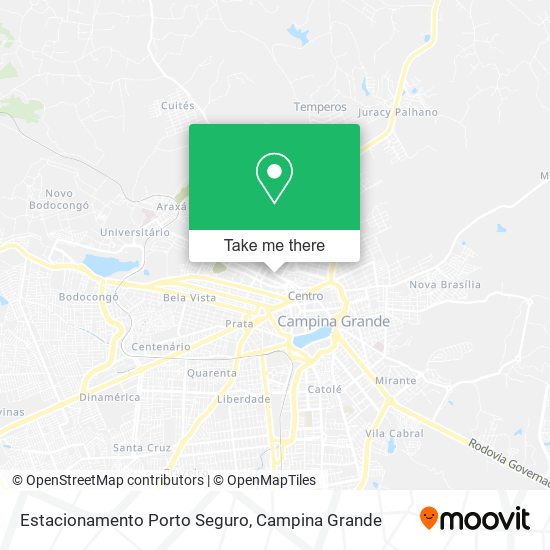 Mapa Estacionamento Porto Seguro
