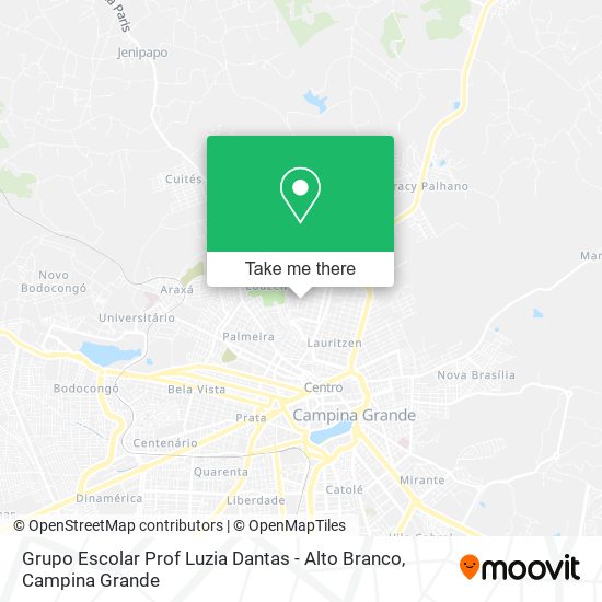 Grupo Escolar Prof Luzia Dantas - Alto Branco map