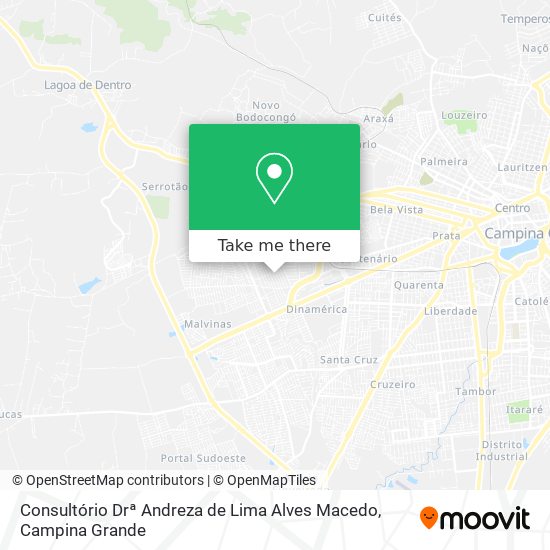 Consultório Drª Andreza de Lima Alves Macedo map