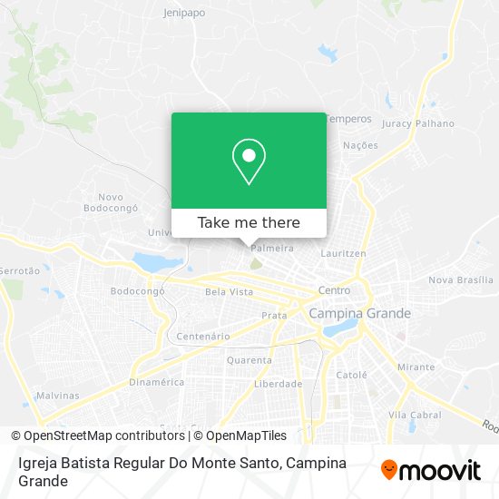 Igreja Batista Regular Do Monte Santo map