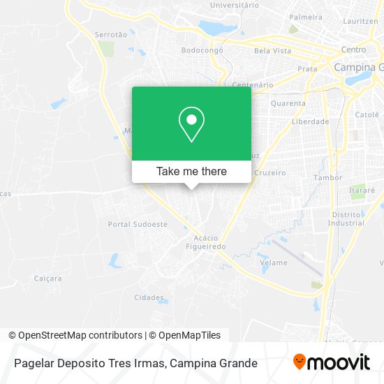 Pagelar Deposito Tres Irmas map