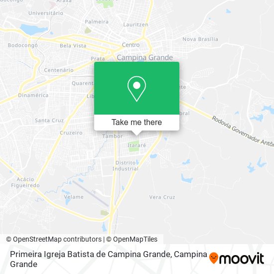 Primeira Igreja Batista de Campina Grande map