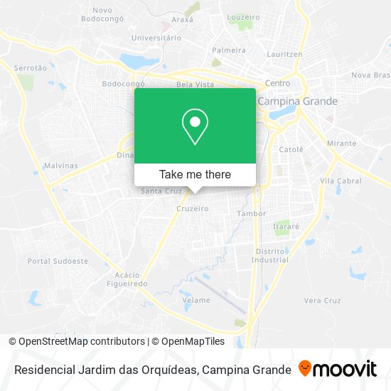 Residencial Jardim das Orquídeas map