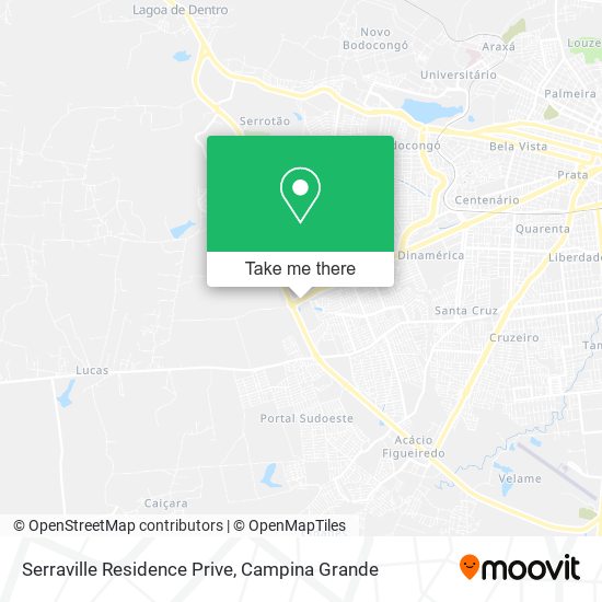 Serraville Residence Prive map