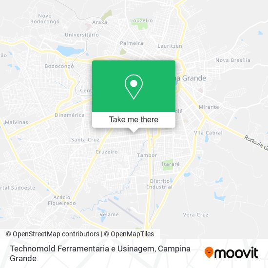 Technomold Ferramentaria e Usinagem map