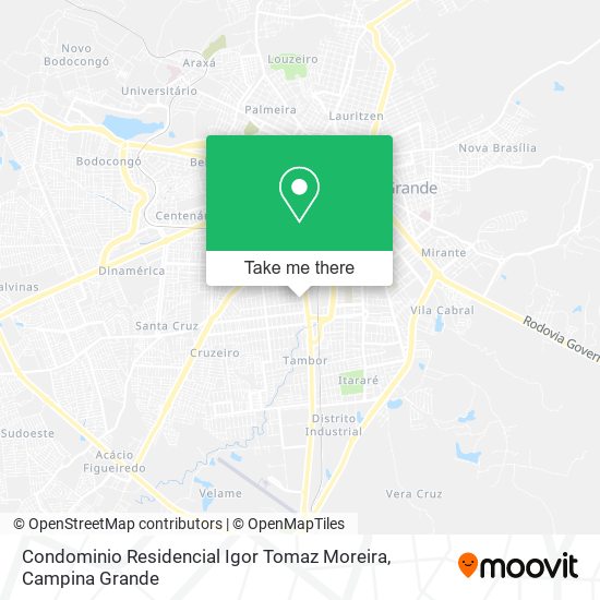 Condominio Residencial Igor Tomaz Moreira map