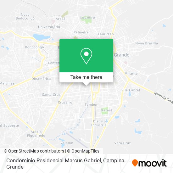 Mapa Condominio Residencial Marcus Gabriel