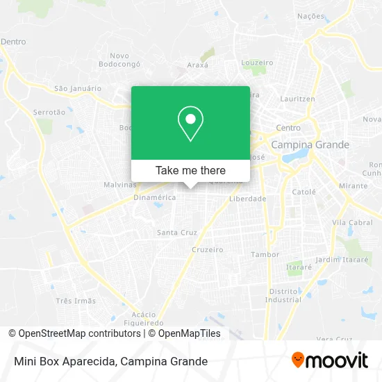 Mini Box Aparecida map