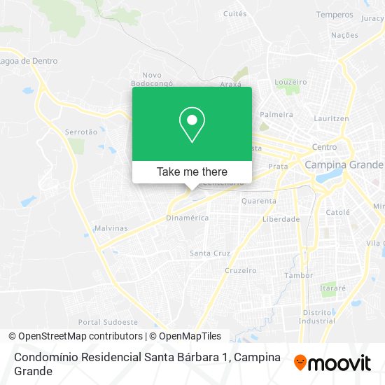 Condomínio Residencial Santa Bárbara 1 map