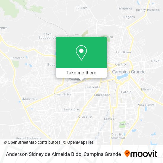 Anderson Sidney de Almeida Bido map