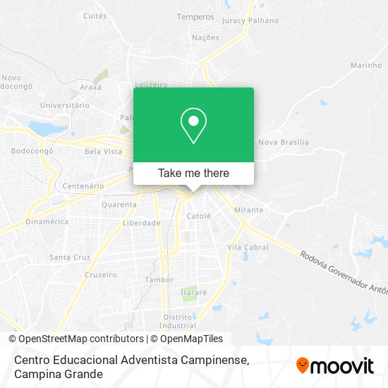 Centro Educacional Adventista Campinense map