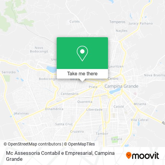 Mapa Mc Assessoria Contabil e Empresarial