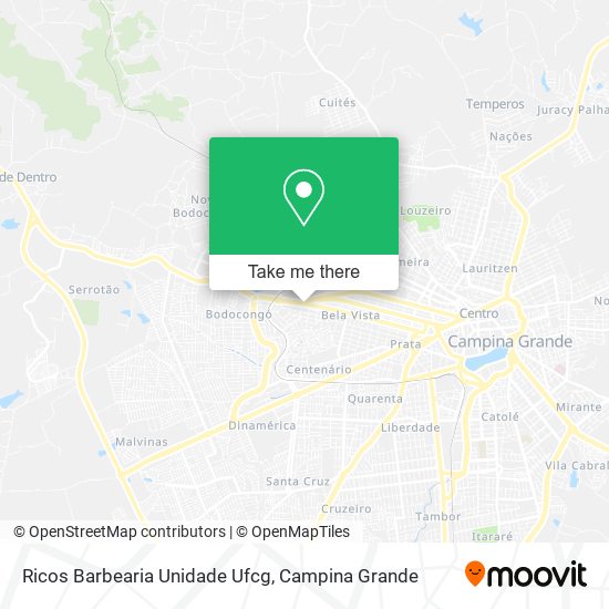 Mapa Ricos Barbearia Unidade Ufcg