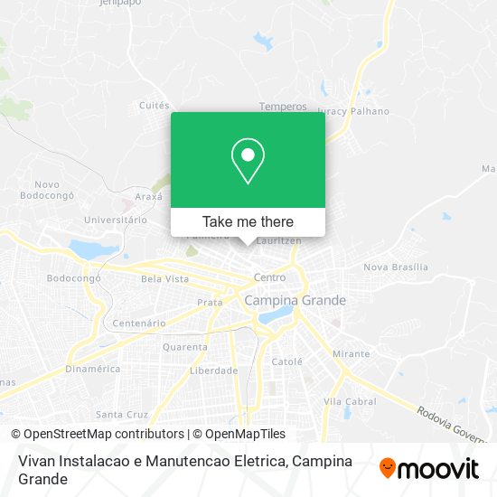 Vivan Instalacao e Manutencao Eletrica map