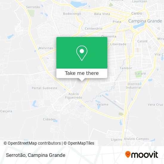 Serrotão map