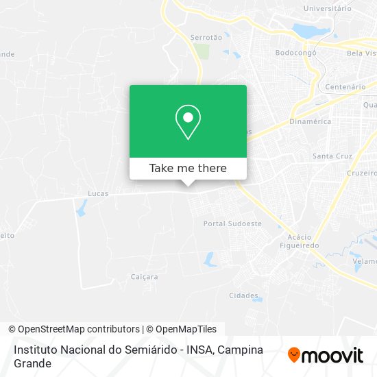 Instituto Nacional do Semiárido - INSA map