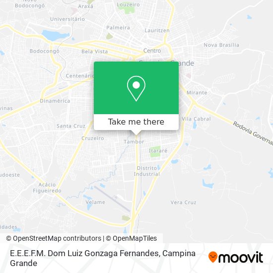 E.E.E.F.M. Dom Luiz Gonzaga Fernandes map