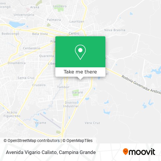 Avenida Vigario Calixto map