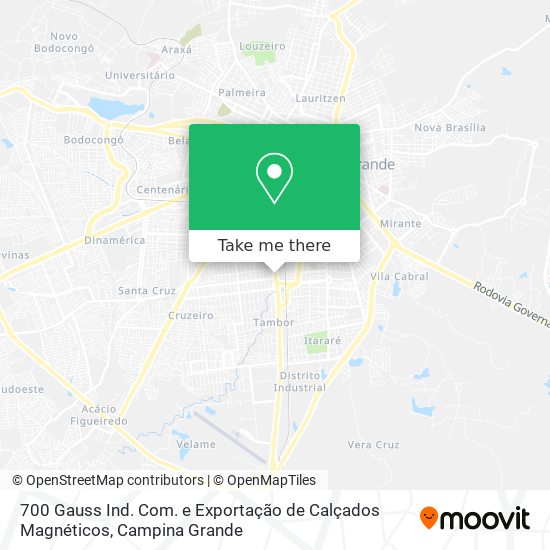 Mapa 700 Gauss Ind. Com. e Exportação de Calçados Magnéticos