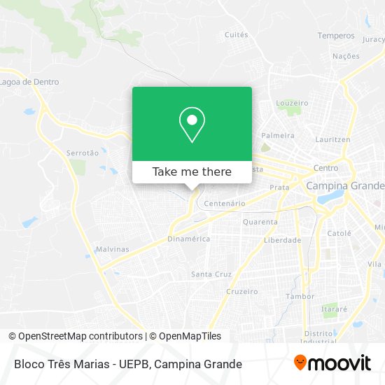 Mapa Bloco Três Marias - UEPB