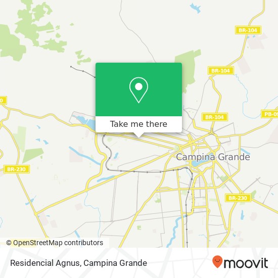 Residencial Agnus map