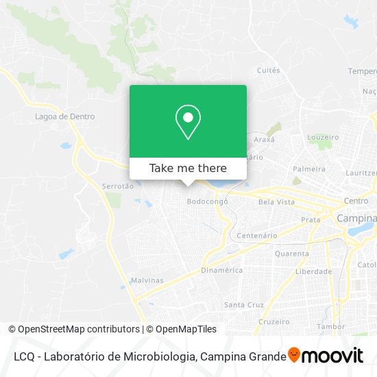 LCQ - Laboratório de Microbiologia map