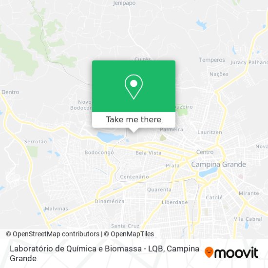 Laboratório de Química e Biomassa - LQB map