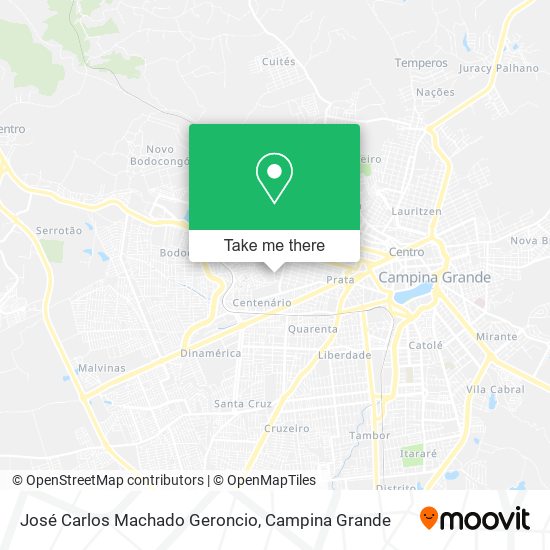 José Carlos Machado Geroncio map