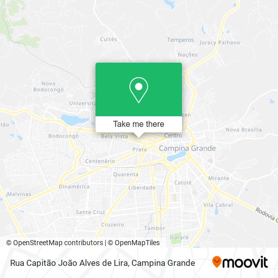 Rua Capitão João Alves de Lira map