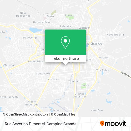 Rua Severino Pimentel map