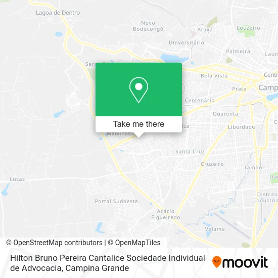 Hilton Bruno Pereira Cantalice Sociedade Individual de Advocacia map