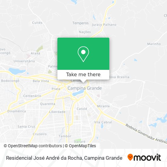 Residencial José André da Rocha map