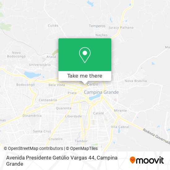 Mapa Avenida Presidente Getúlio Vargas 44
