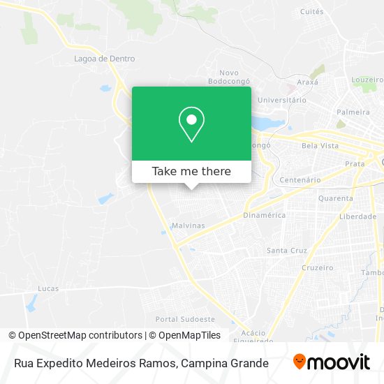 Rua Expedito Medeiros Ramos map