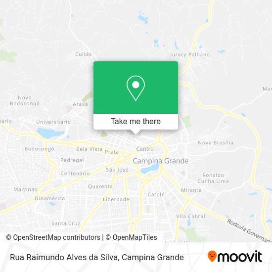 Rua Raimundo Alves da Silva map