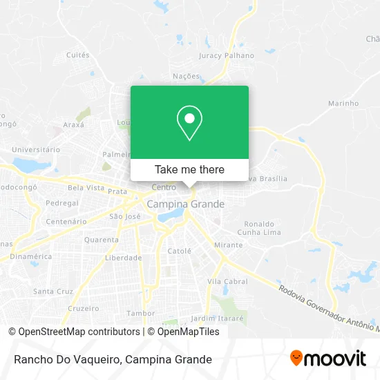 Rancho Do Vaqueiro map