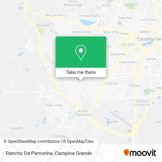 Rancho Da Pamonha map