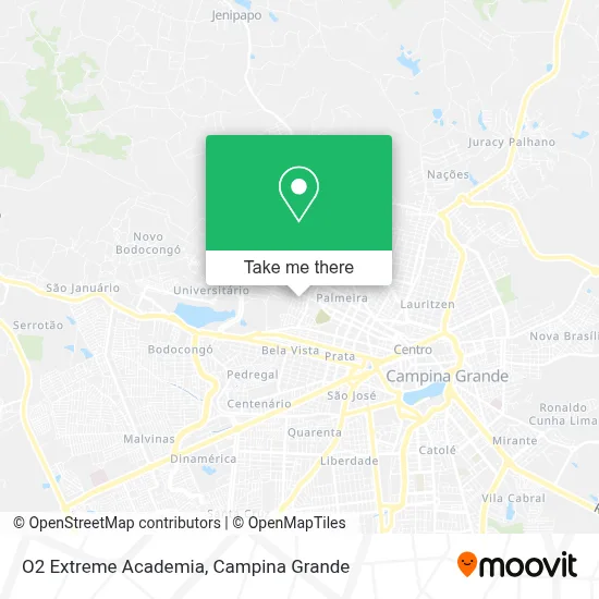 O2 Extreme Academia map