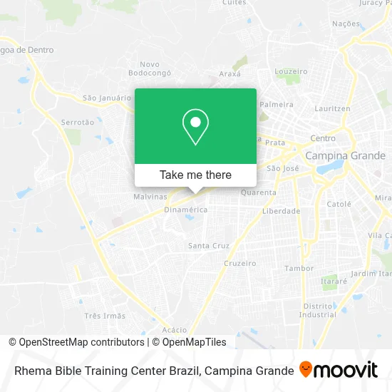 Rhema Bible Training Center Brazil map