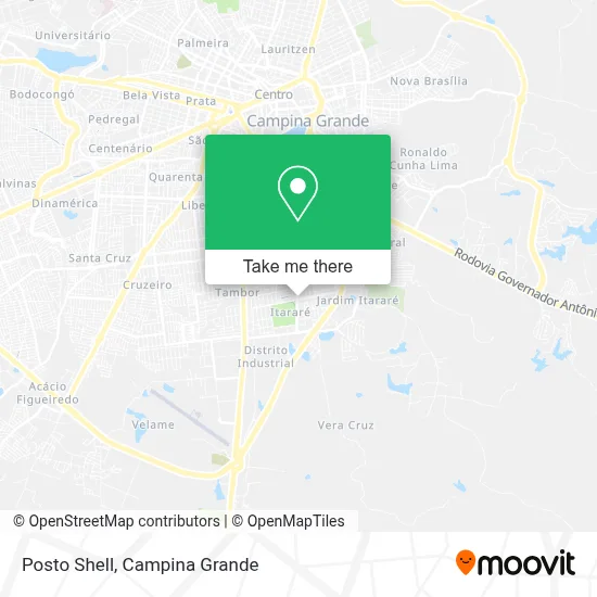 Posto Shell map