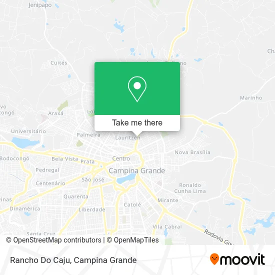 Rancho Do Caju map