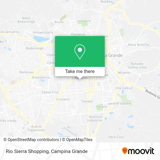 Rio Sierra Shopping map